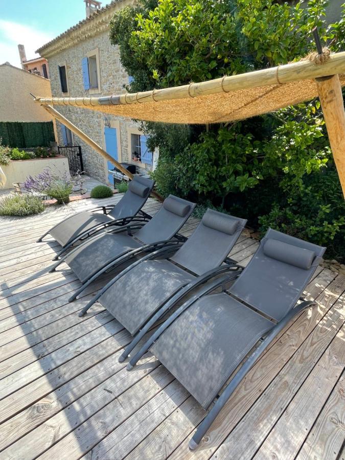 Mas Provencale Jardin Piscine Villa Saint-Cyr-sur-Mer Exteriör bild